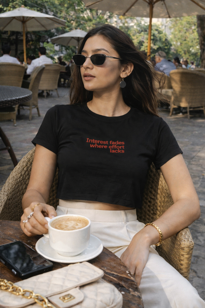 Relationship rules Crop Top