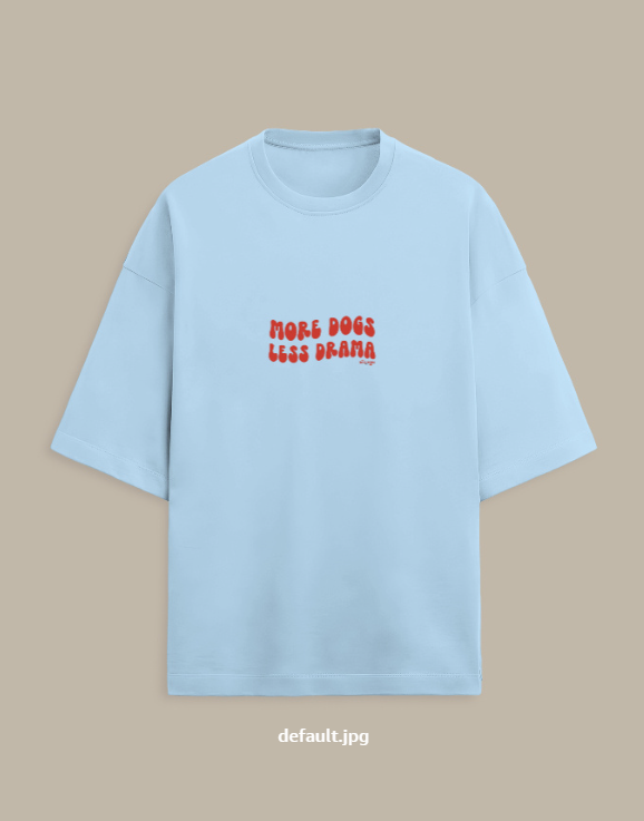 MORE DOG Unisex Oversized T-shirt