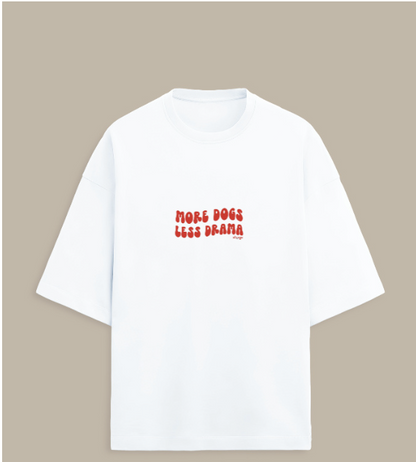 MORE DOG Unisex Oversized T-shirt