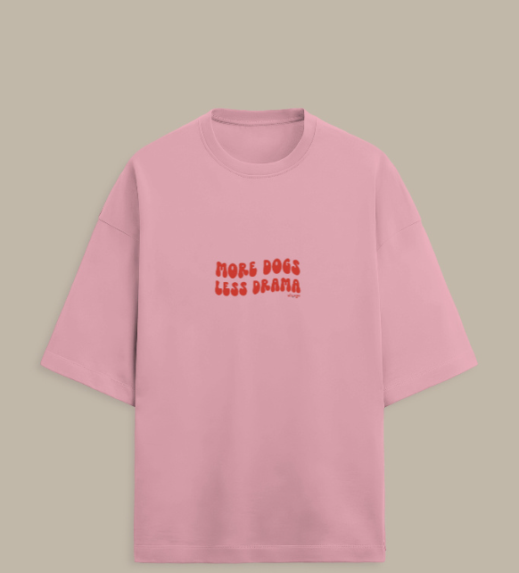 MORE DOG Unisex Oversized T-shirt