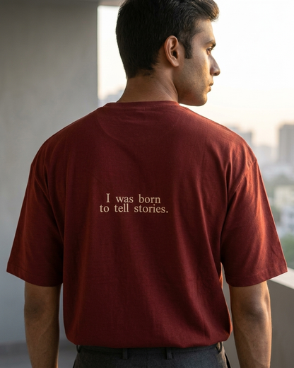 Born to tell stories Cinema graphic tee Unisex basic T-shirt