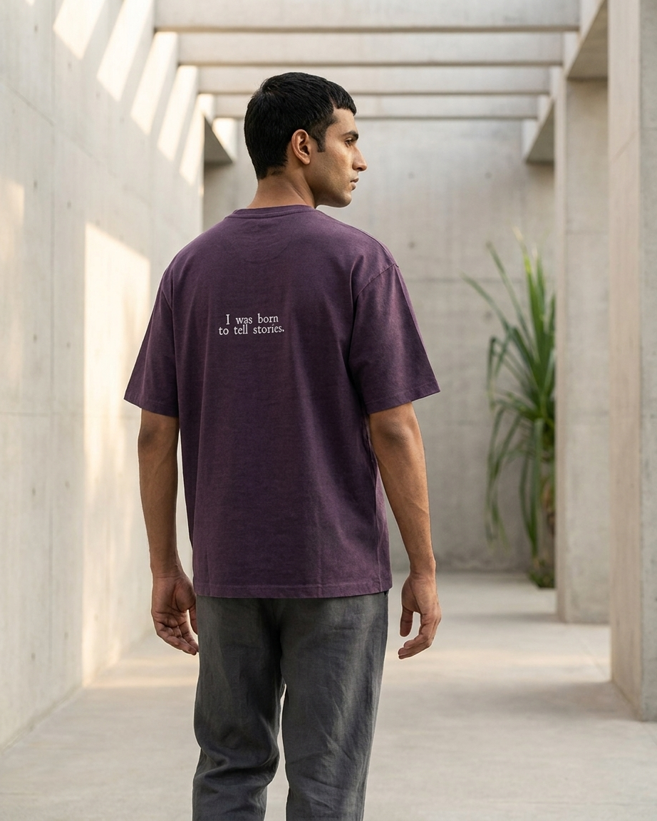 Born to tell stories Cinema graphic tee Unisex basic T-shirt