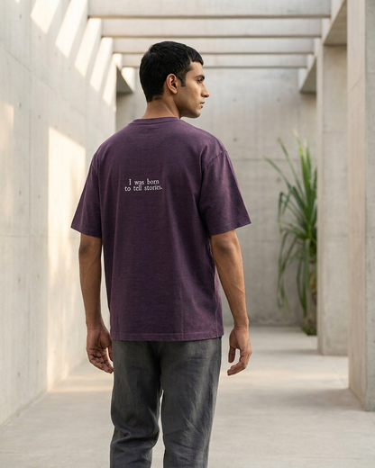 Born to tell stories Cinema graphic tee Unisex basic T-shirt