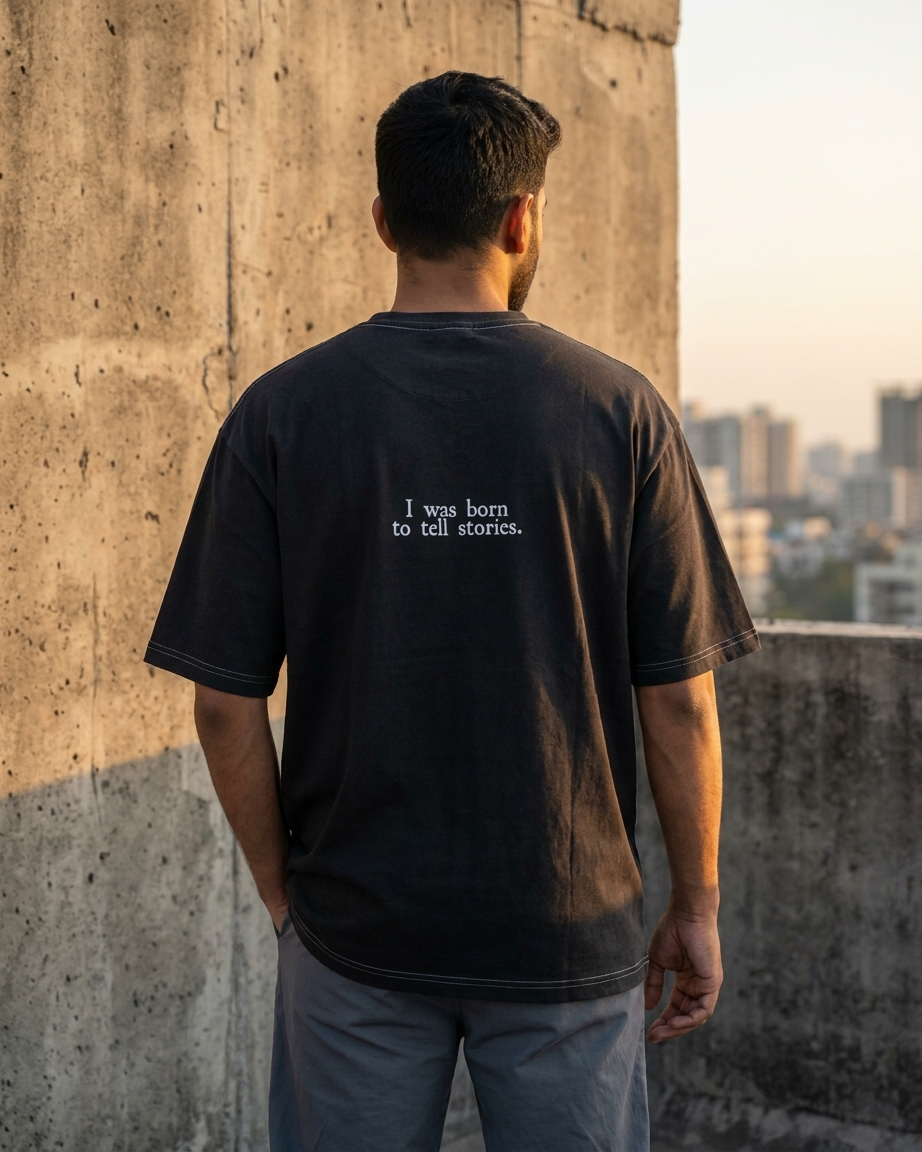 Born to tell stories Cinema graphic tee Unisex basic T-shirt