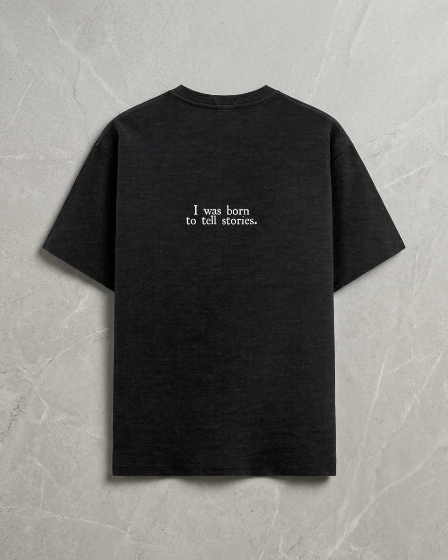 Born to tell stories Cinema graphic tee Unisex basic T-shirt