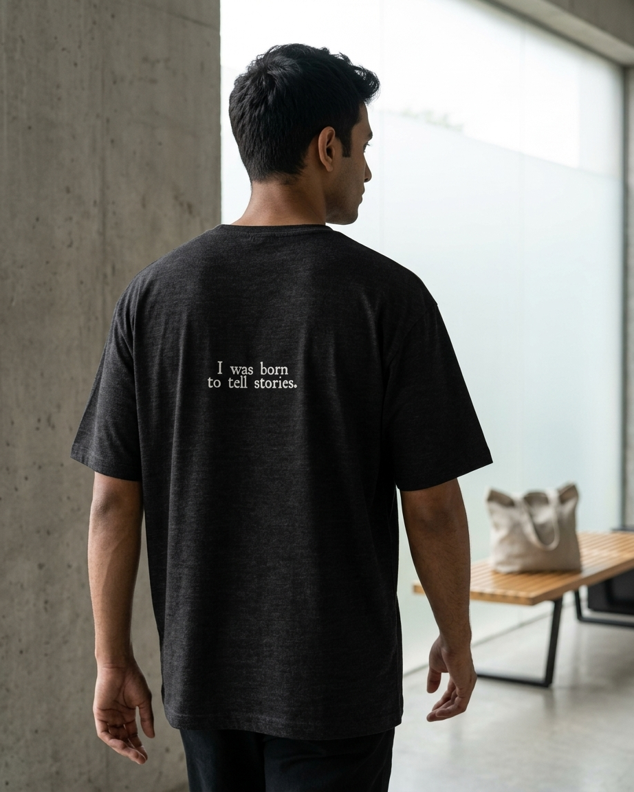 Born to tell stories Cinema graphic tee Unisex basic T-shirt