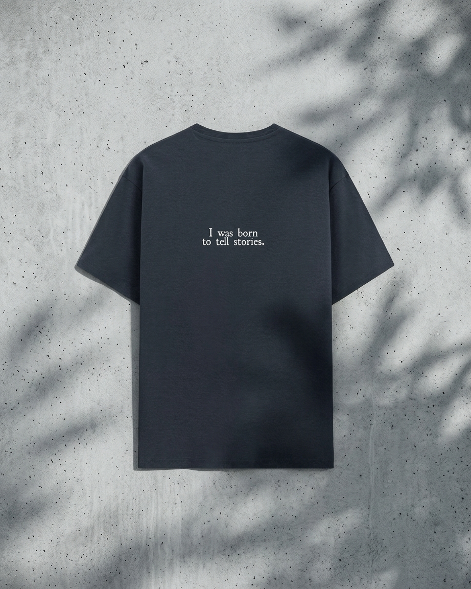 Born to tell stories Cinema graphic tee Unisex basic T-shirt