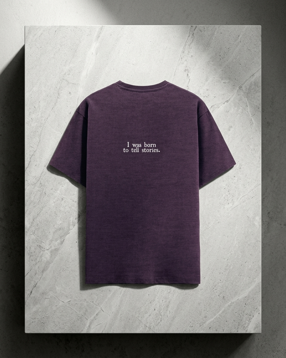 Born to tell stories Cinema graphic tee Unisex basic T-shirt