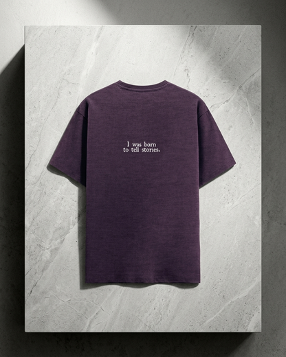 Born to tell stories Cinema graphic tee Unisex basic T-shirt