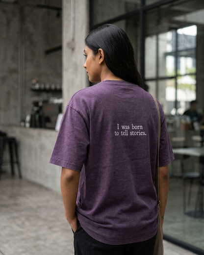 Born to tell stories Cinema graphic tee Unisex basic T-shirt