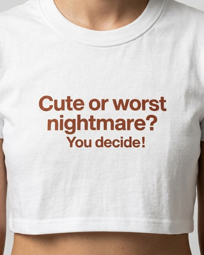 Nightmare Crop Top