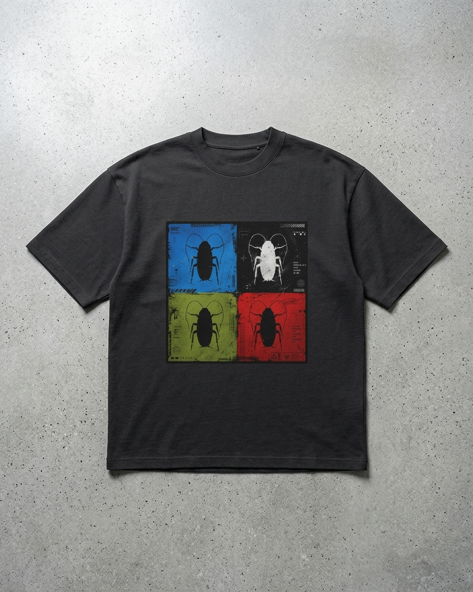 COCKROACH Unisex Oversized T-Shirt