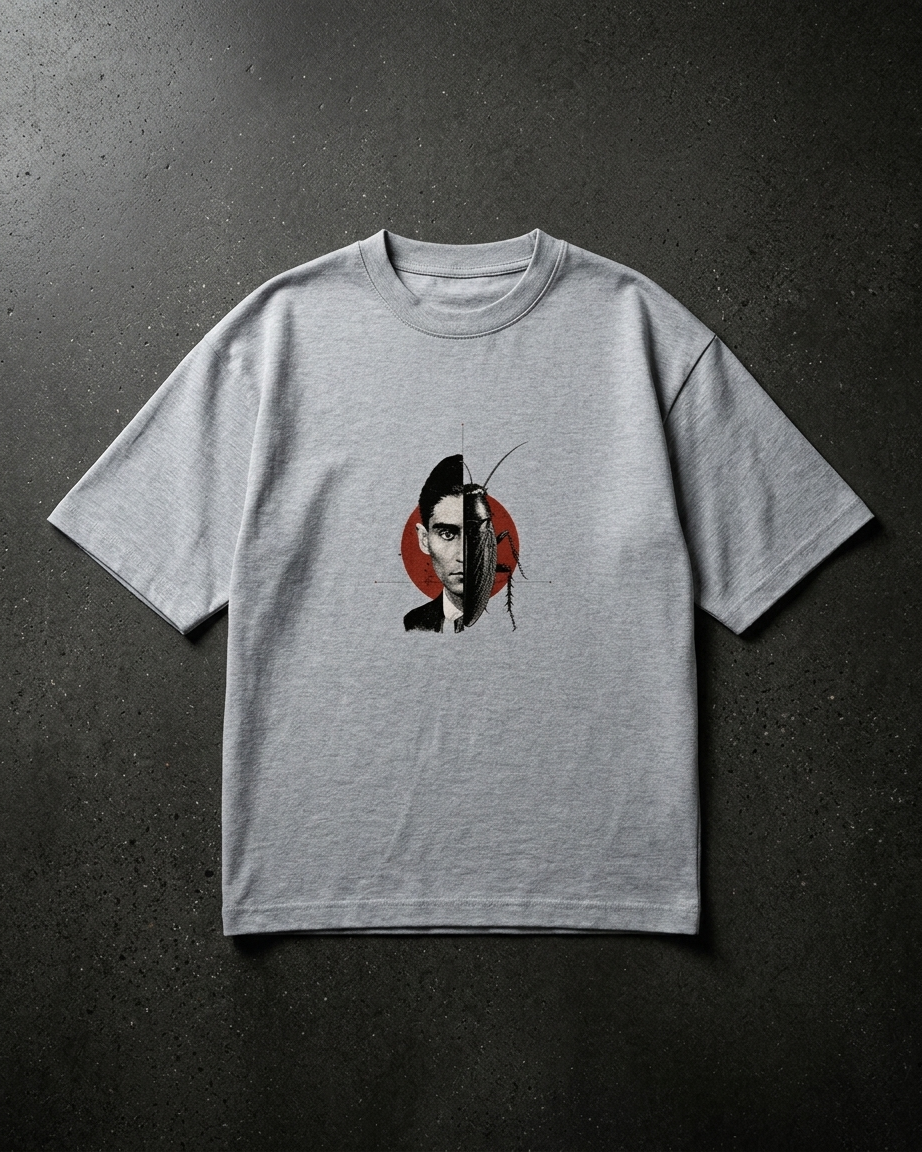 KAFKA COCKROACH Unisex Oversized T-Shirt