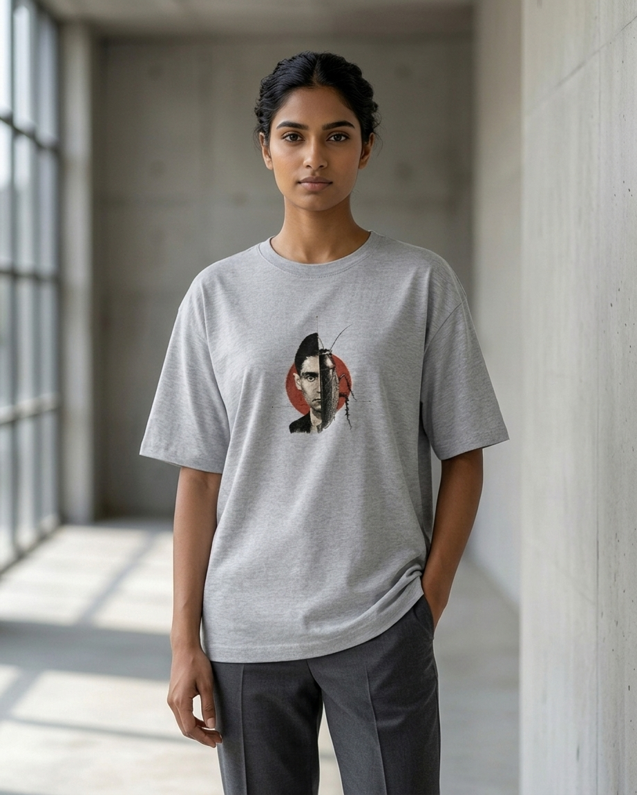 KAFKA COCKROACH Unisex Oversized T-Shirt